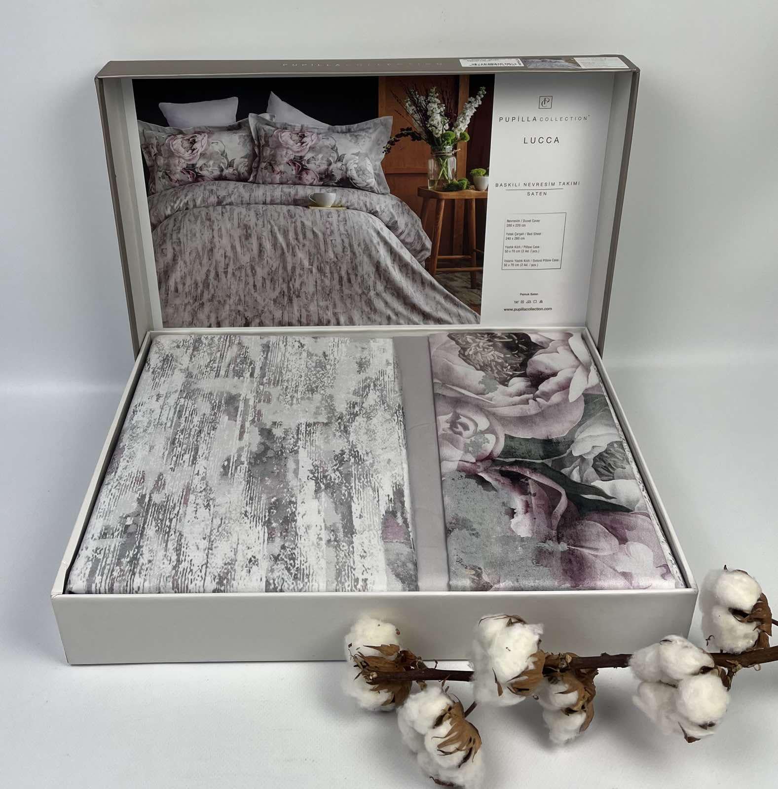 Комплект постільної білизни Pupilla Collection Lucca сатин сімейний (CN31377)