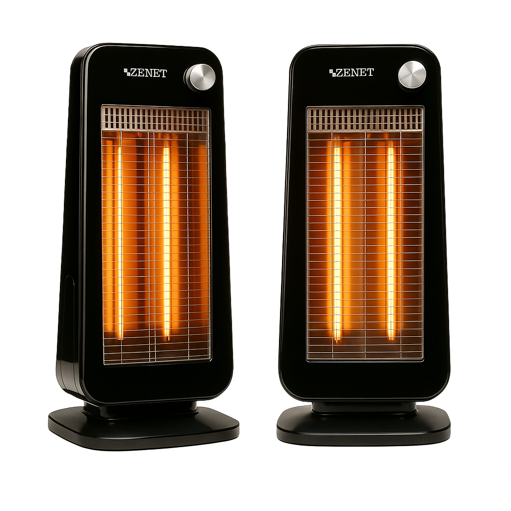 Комплект інфрачервоний обігрівач Zenet ZET-517 карбоновий 2 шт.