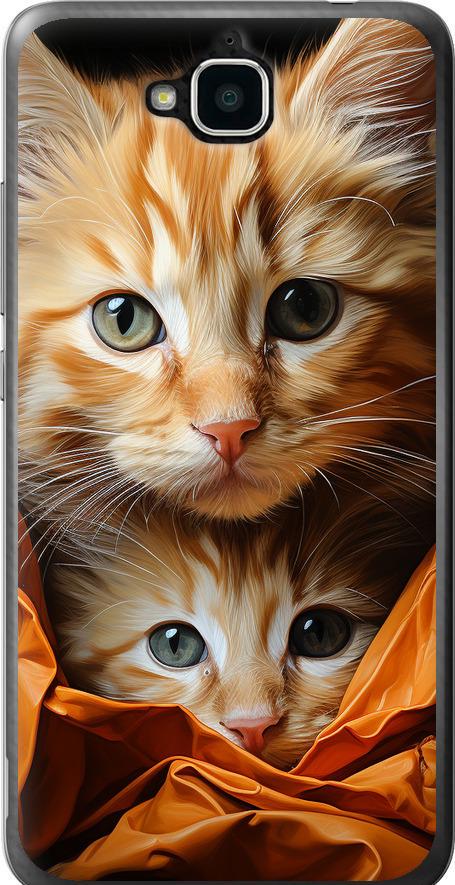 Чехол на Huawei Enjoy 5 Котики 2 (5664u-475-42517)