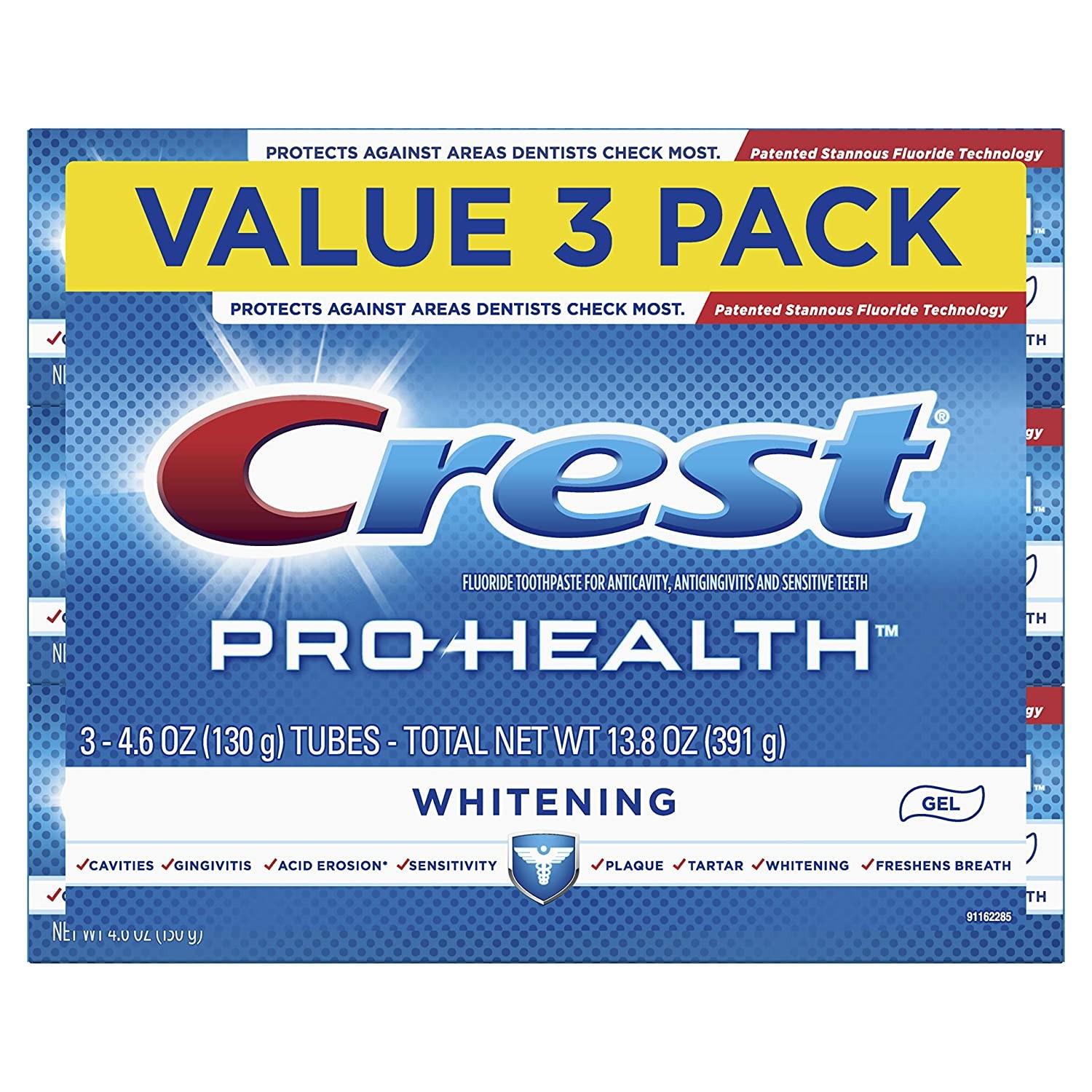 Зубна паста відбілювальна Crest Pro-Health Whitening Power 3 шт. 391 г (46072326)