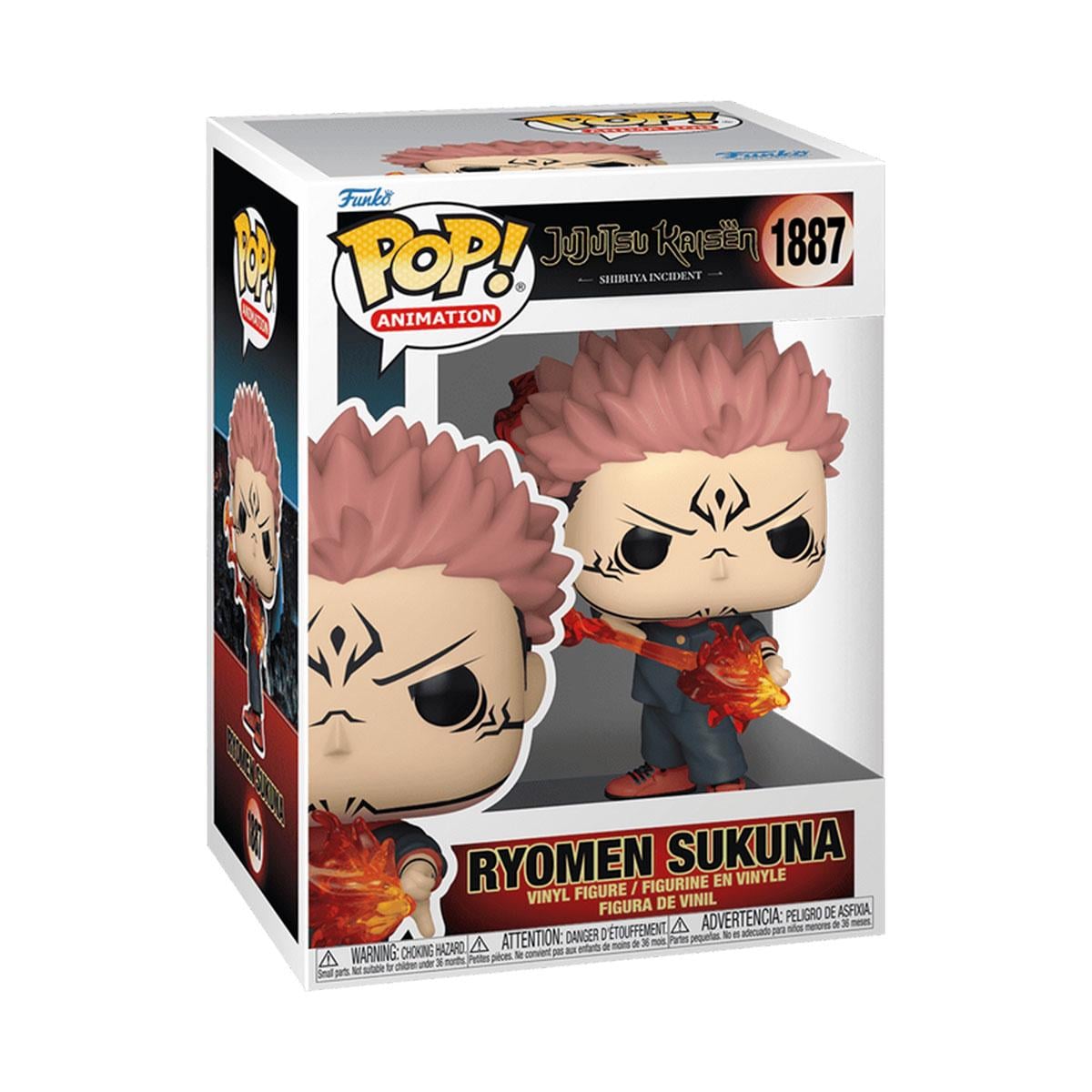Детская игровая фигурка Funko POP коллекционная аниме Jujutsu Kaisen Ryomen Sukuna Магическая битва (85322)