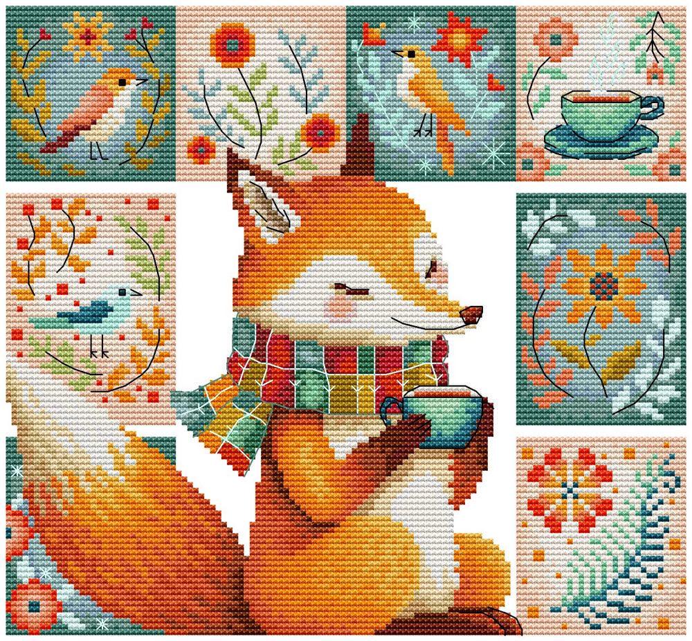 Набір для вишивання хрестиком NKF Семплер Цілющі трави DB074 тканина 14CТ з малюнком 29х28 см (39975) Набір для вишивання хрестиком NKF Семплер Цілющі трави DB074 тканина 14CТ з малюнком 29х28 см (39975)