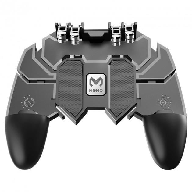 Ігровий контролер Memo AK66 Pubg Mobile Controller тригер для смартфону Чорний (SUN4272) - фото 1