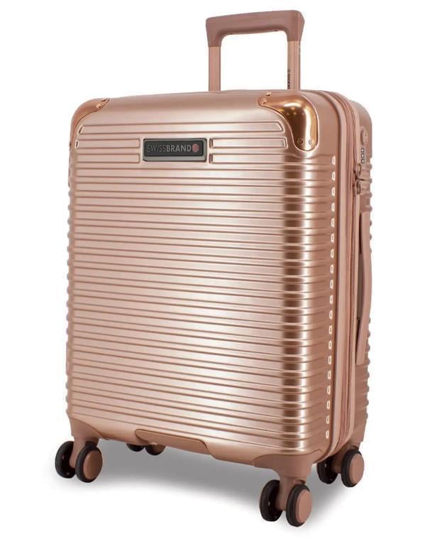 Чемодан Swissbrand Rome M Rose Gold (SWB_LHROM003M)