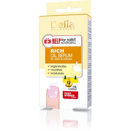 Восстанавливающая сыворотка Delia Rich Oil Serum с миндальным маслом для сухих ногтей и кутикул 11 мл Восстанавливающая сыворотка Delia Rich Oil Serum с миндальным маслом для сухих ногтей и кутикул 11 мл