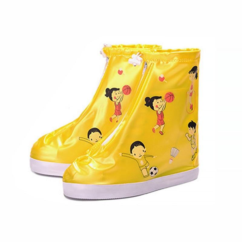 Резиновые бахилы Lesko Спорт 17,5 см Желтый