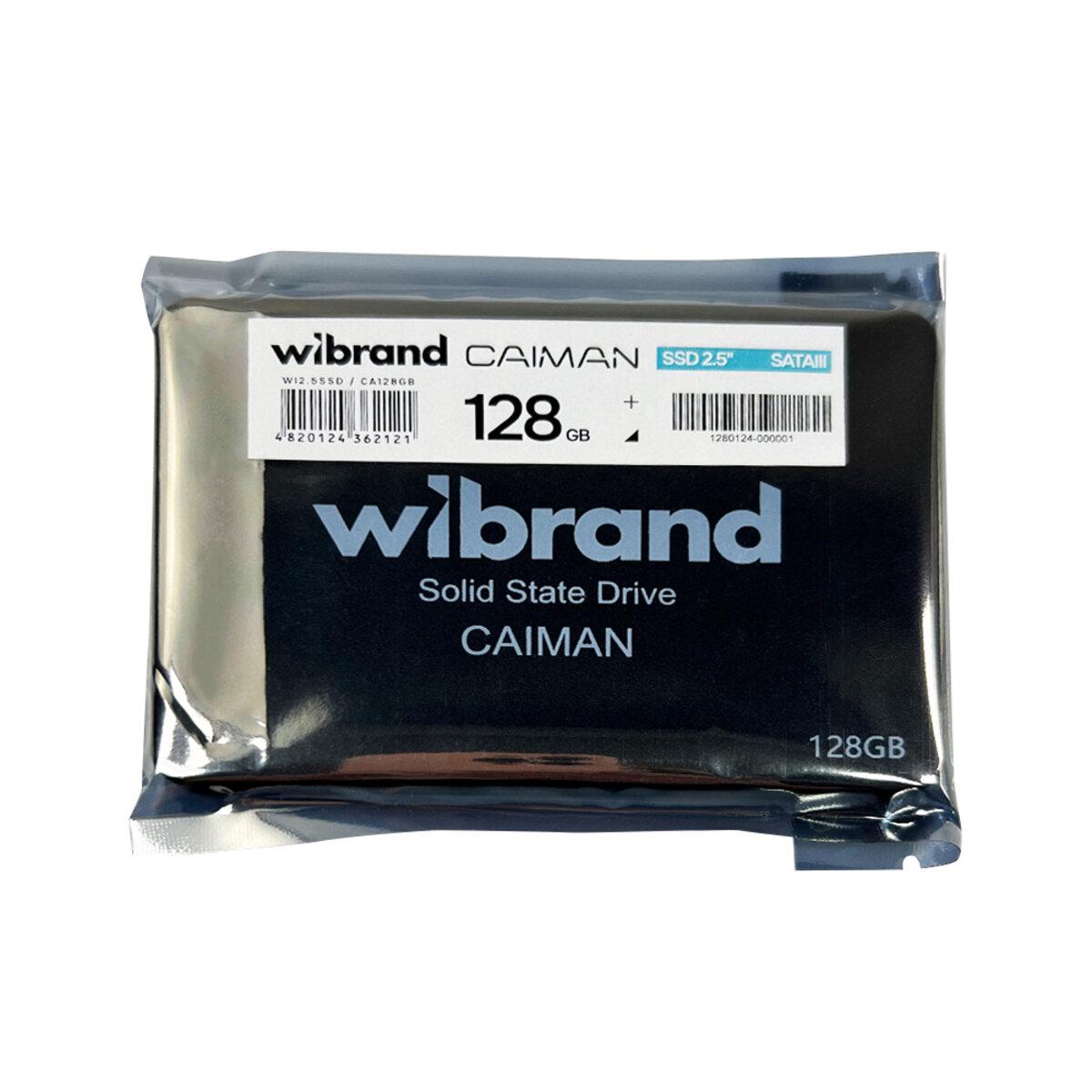 Диск SSD Wibrand Caiman 128 Gb 2,5" 7 мм SATAIII Bulk (WI2.5SSD/CA128 Gb) - фото 3