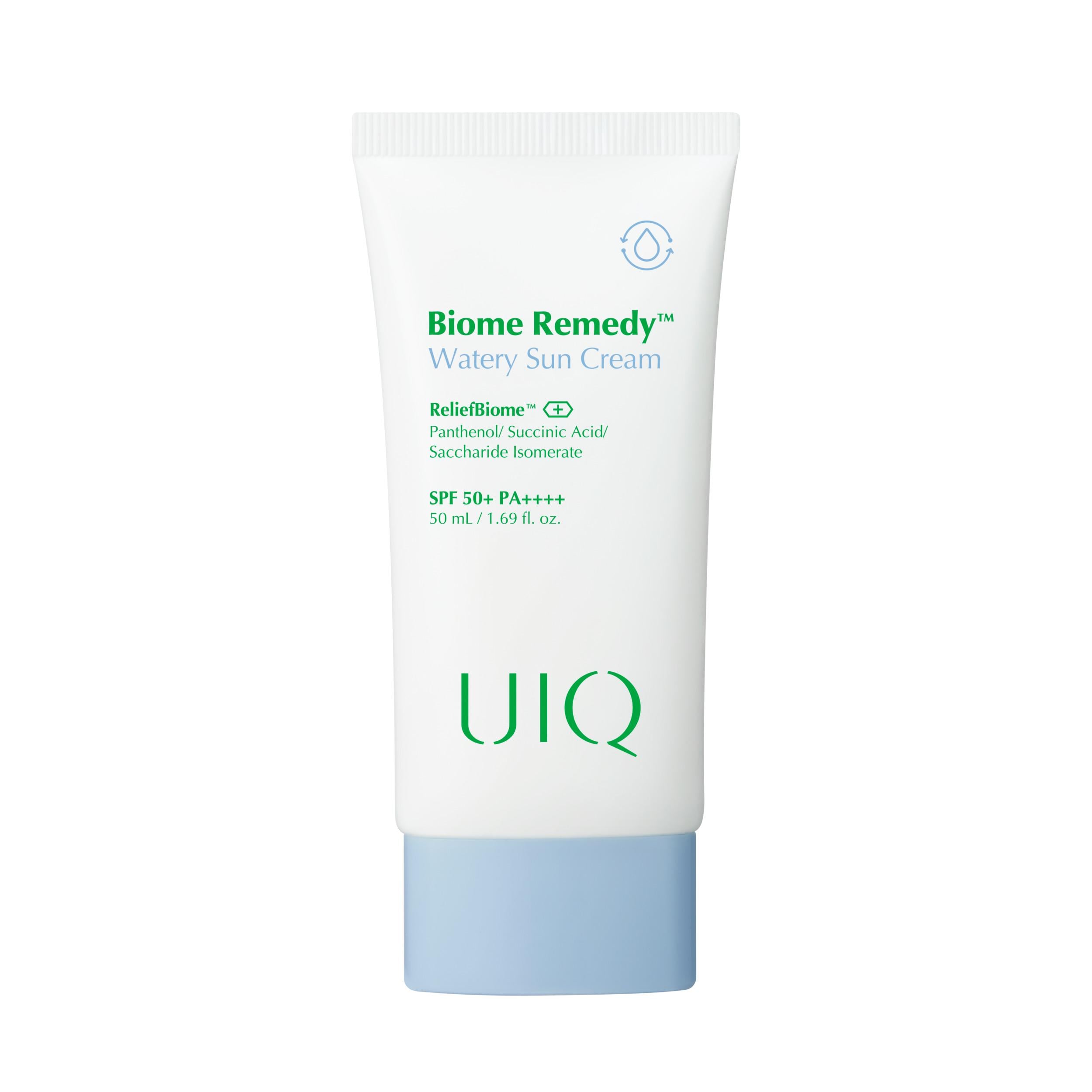 Крем увлажняющий солнцезащитный UIQ Biome Remedy Watery Sun Cream SPF 50+ PA++++ 50 мл (27834288)