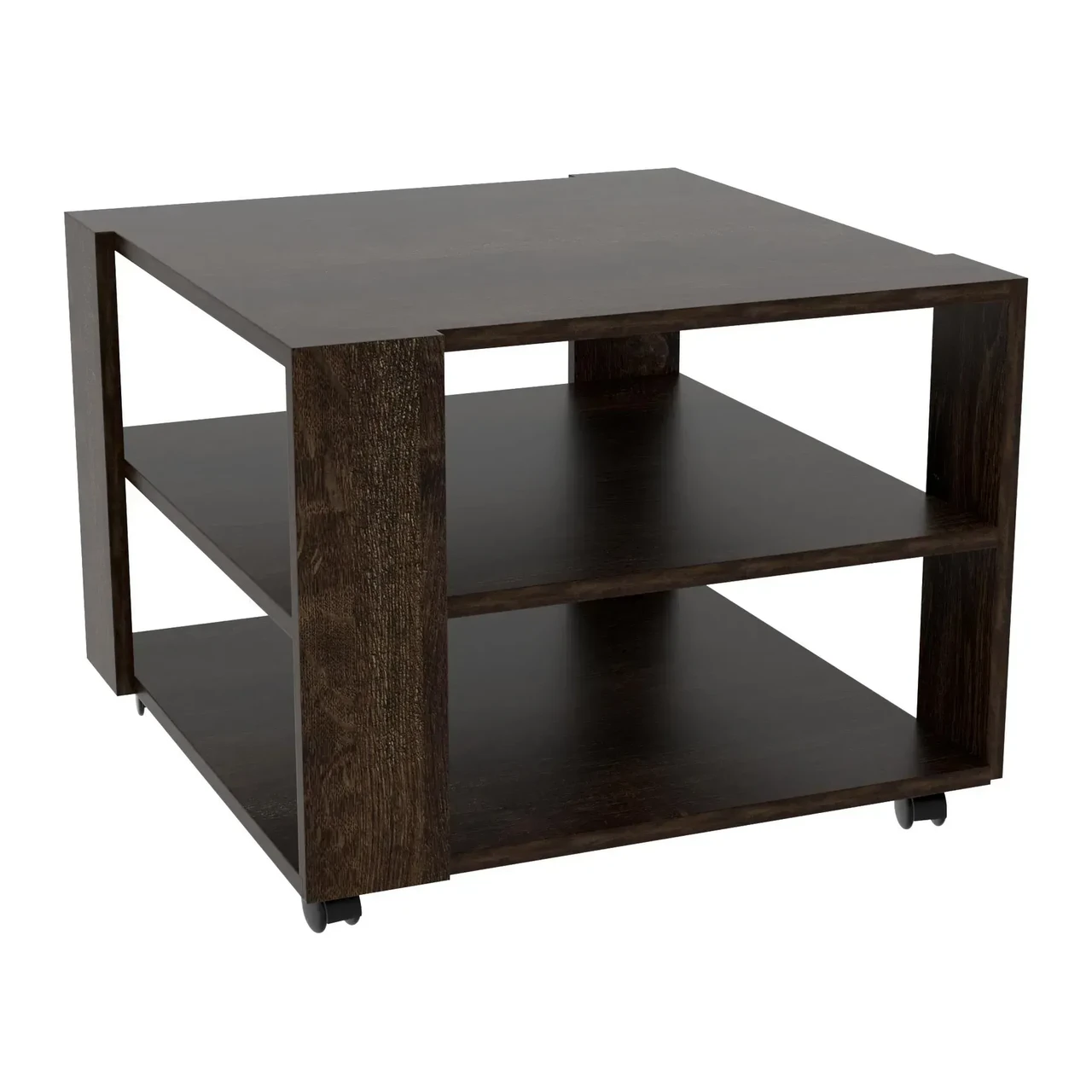 Стіл журнальний на коліщатках Kontinent Kvant №4 60х60х45 см Дуб Конкордія (78524578) - фото 1