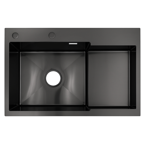 Мойка для кухни Venta BVM7849B 780x490 мм Black (109684) Мойка для кухни Venta BVM7849B 780x490 мм Black (109684)