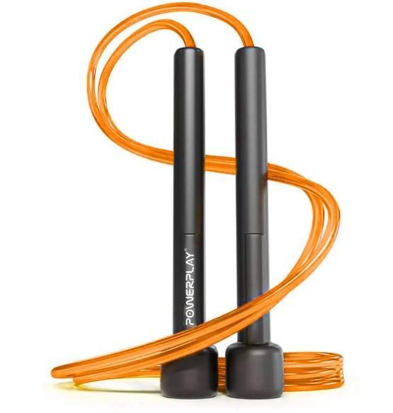 Скакалка PowerPlay 4201 Basic Jump Rope 2,8 м Оранжевый (PP_4201_Orange)