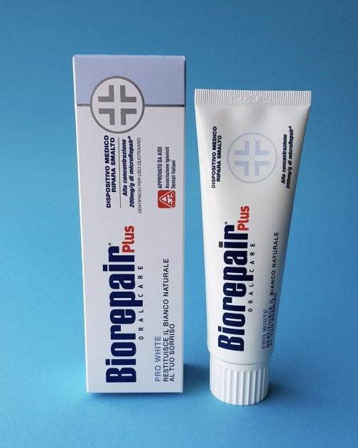 Зубная паста Biorepair Pro White Plus без фтора 75 мл (1447) - фото 2