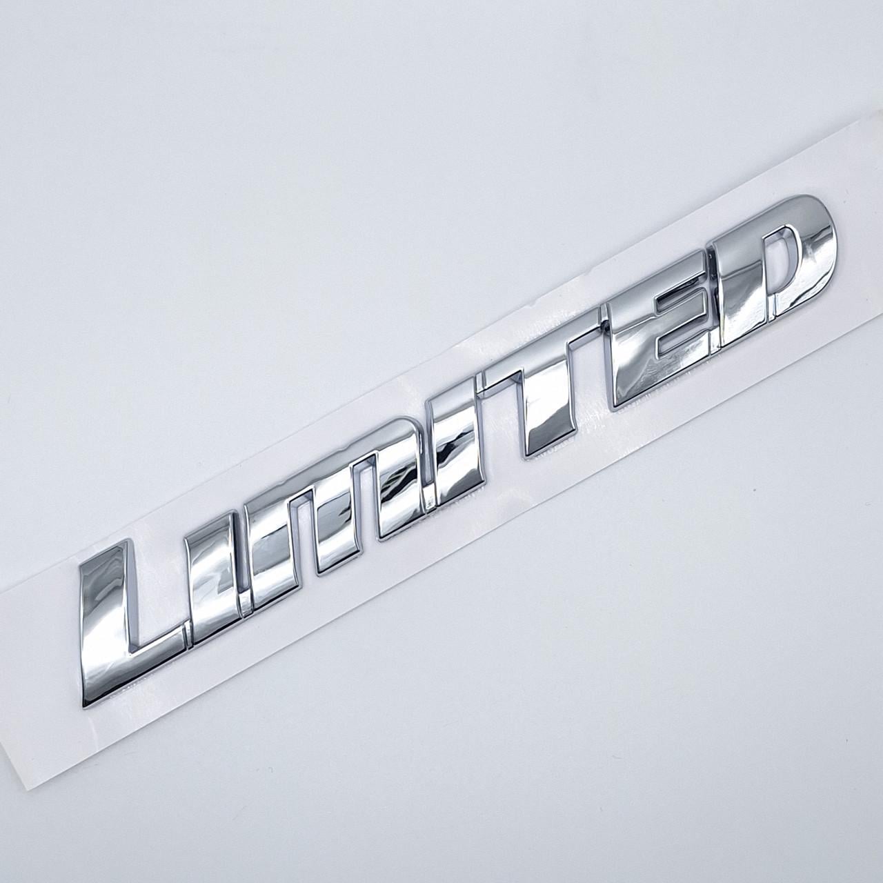 Эмблема Limited Toyota ABS 14,5х2,1 см Хром глянцевый (2173514941)