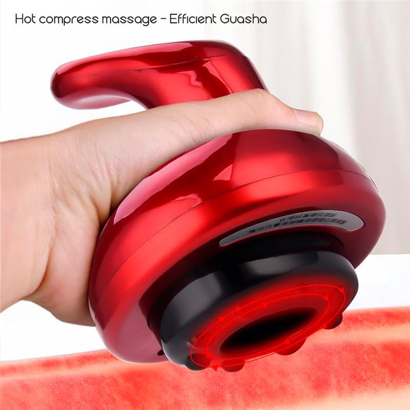 Массажер вакуумный для тела Scraping Cupper с инфракрасным излучением Red (1009932) - фото 4