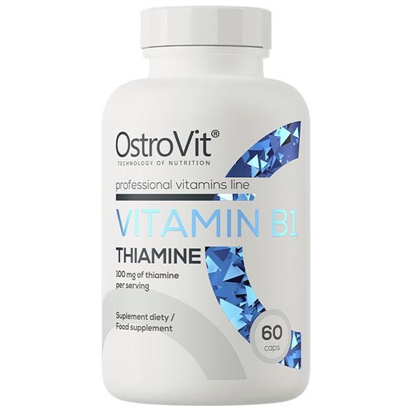 Витамин B для спорта OstroVit Vitamin B1 Thiamine 60 капс. (000025071)