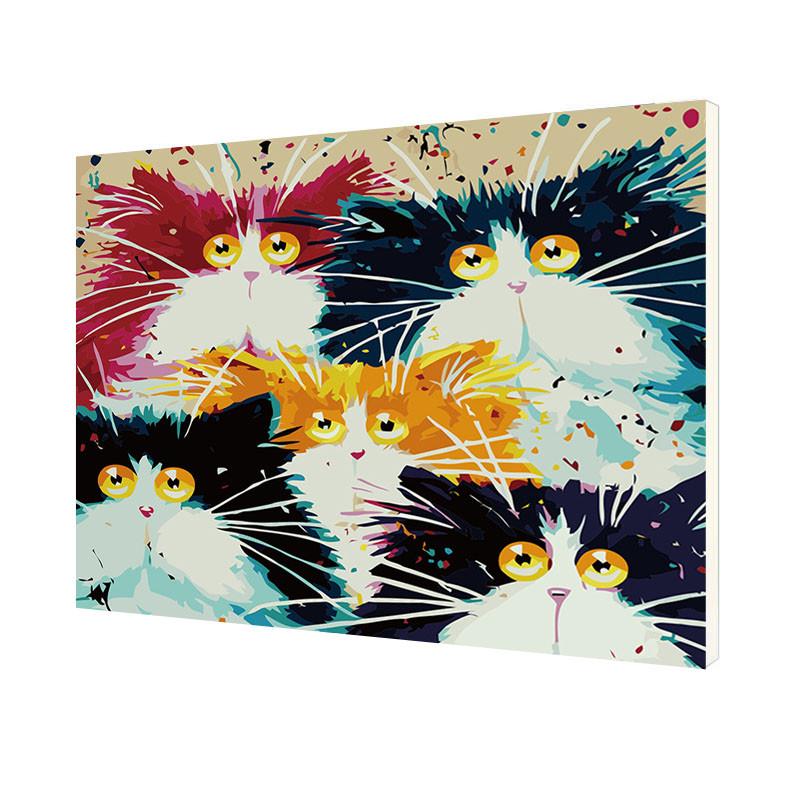 Картина по номерам Lesko DIY ZC3047 "Счастливое семейство"