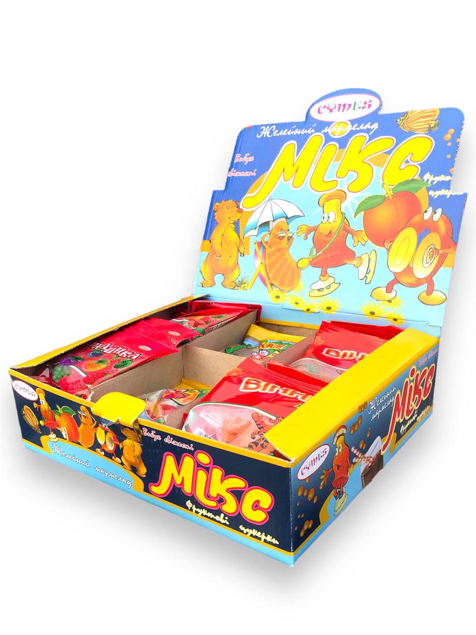 Мармелад жевательный Жувасики Микс 36 шт. по 20 г (00000004628)