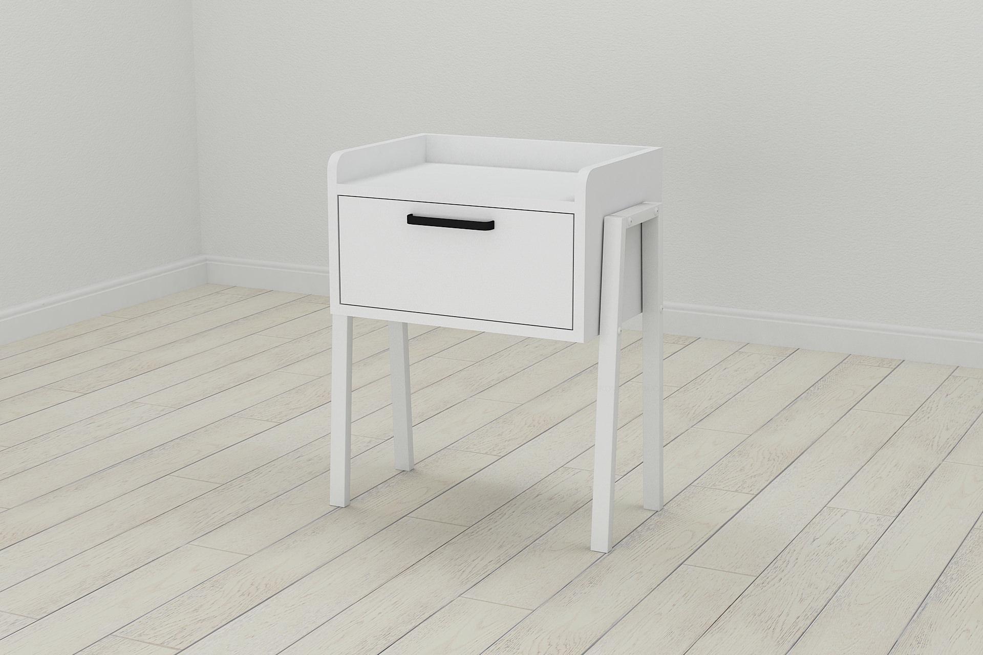 Тумба модульная Ferrum-decor Бетти металл/ДСП 16 мм 540x450x320 мм Белый (FRD-102990)