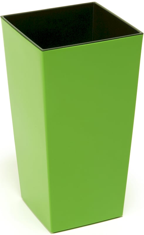 Горшок пластиковый Финезия с вкладкой 140х140 Зеленый (522)