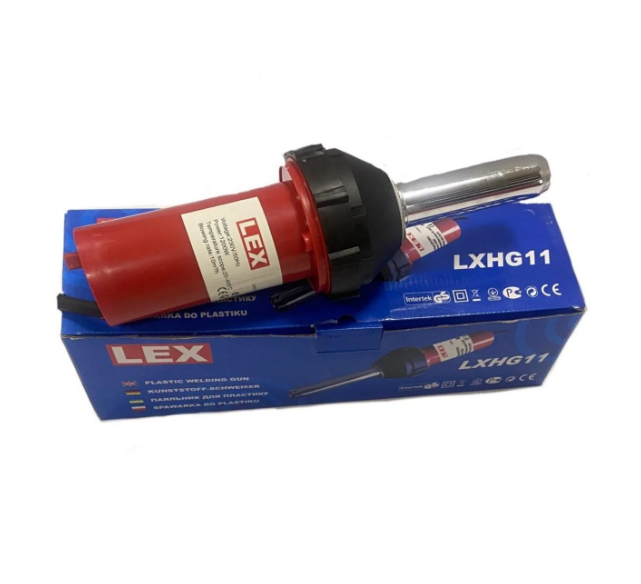 Фен паяльник для пластика и пайки бамперов Lex LXHG11 1200 Вт
