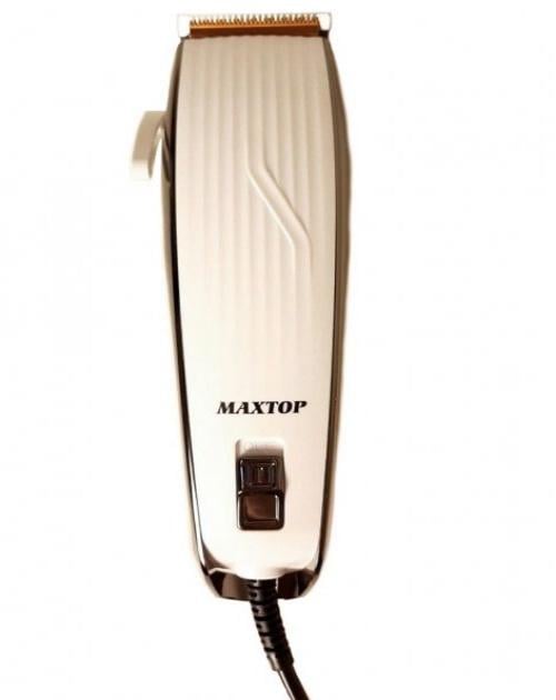 Машинка для стрижки Maxtop MP-4907 9В с насадками Бежевый