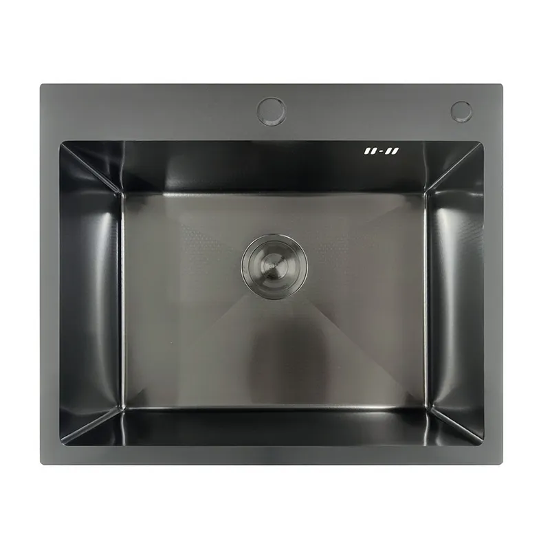 Мойка для кухни MIXXUS MH6050 Decor Nano-Black из нержавеющей стали Графит (MX1934)