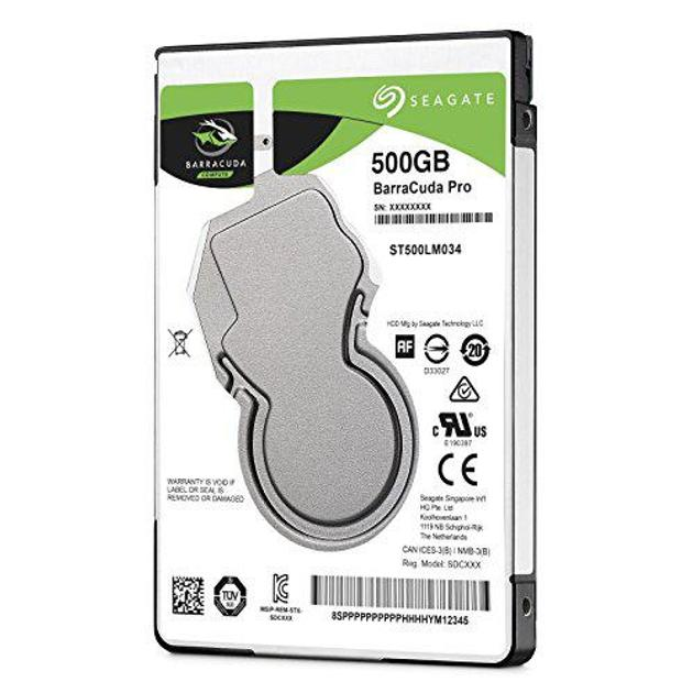 Накопичувач Seagate HDD 2,5" SATA 500 Gb BarraCuda Pro 7200 rpm 128 Mb (ST500LM034)