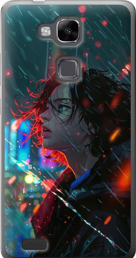 Чехол на Huawei Ascend Mate 7 Ночные огни (6096u-140-42517) Чехол на Huawei Ascend Mate 7 Ночные огни (6096u-140-42517)