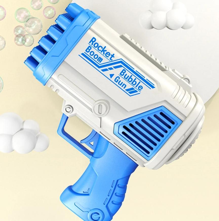 Пистолет-пушка пузырьковый Rocket Boom Голубовато-белый - фото 7