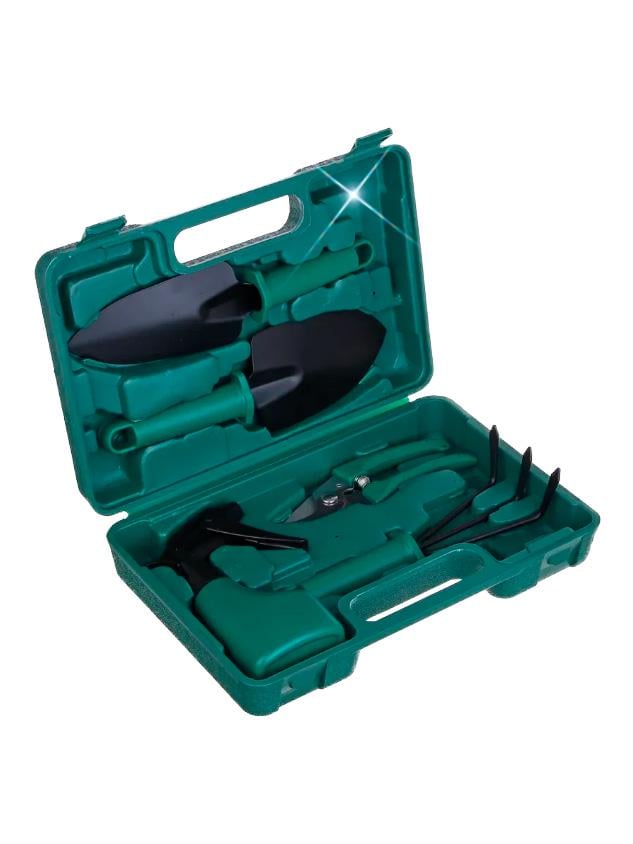 Набір інструментів для саду та городу BRS 5в1 ручний Зелений (494376504) - фото 1 Набір інструментів для саду та городу BRS 5в1 ручний Зелений (494376504) - фото 1