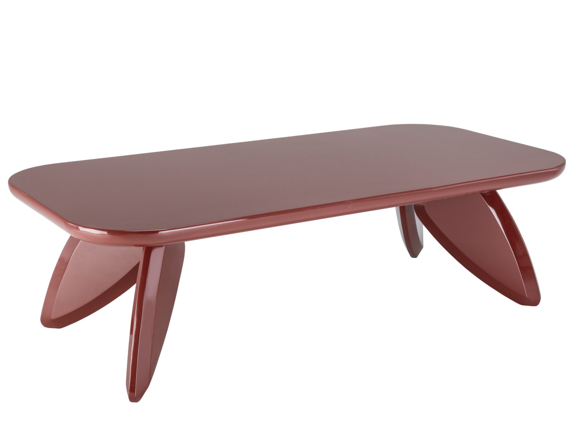 Журнальный стол Аврора Vetro 1200х600х350 мм МДФ Винный (С-310)