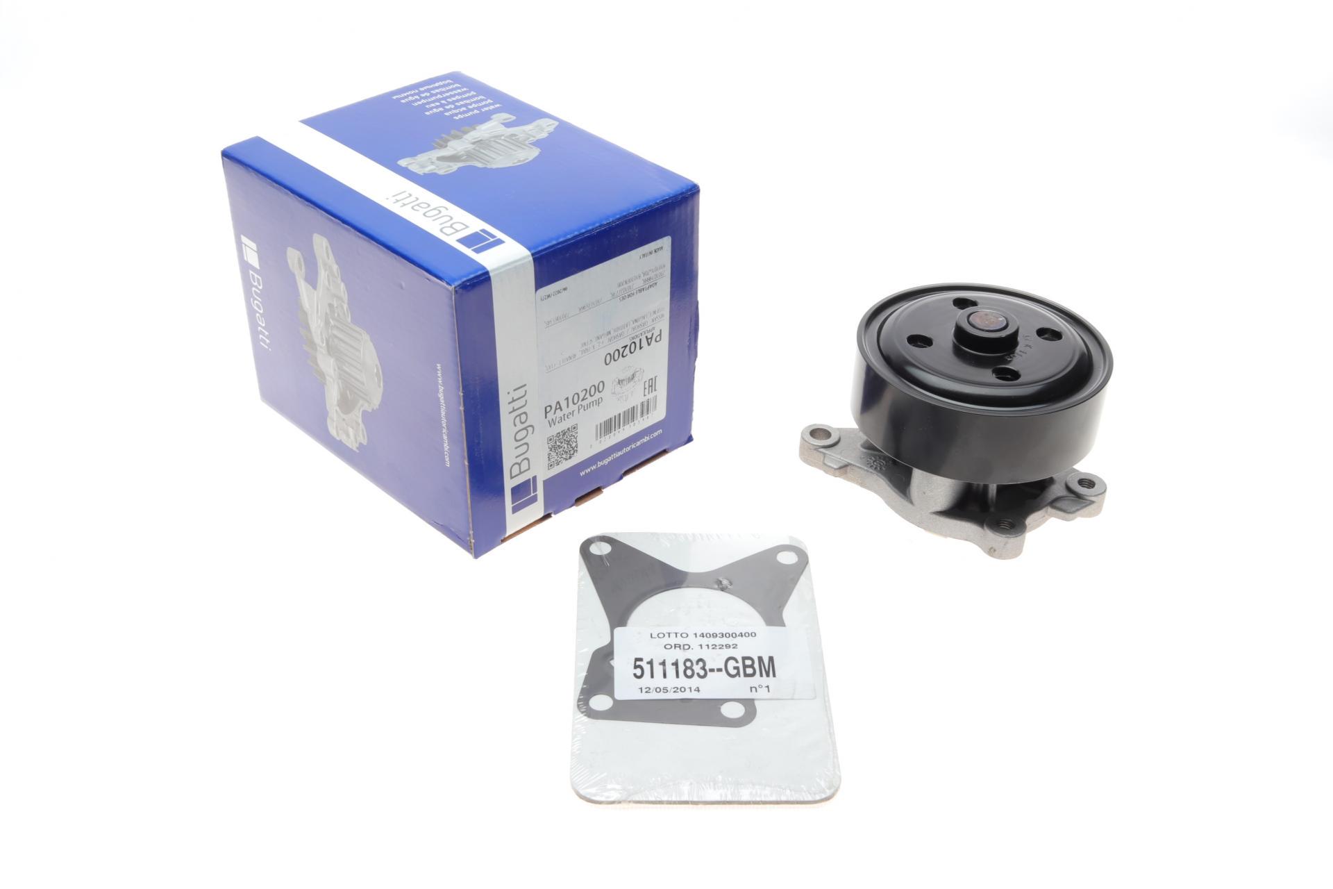 Насос воды Bugatti Renault Laguna III/Megane III/Scenic III/Nissan X-Trail/Qashqai 2.0 16V 07- PA10200 (25589417)