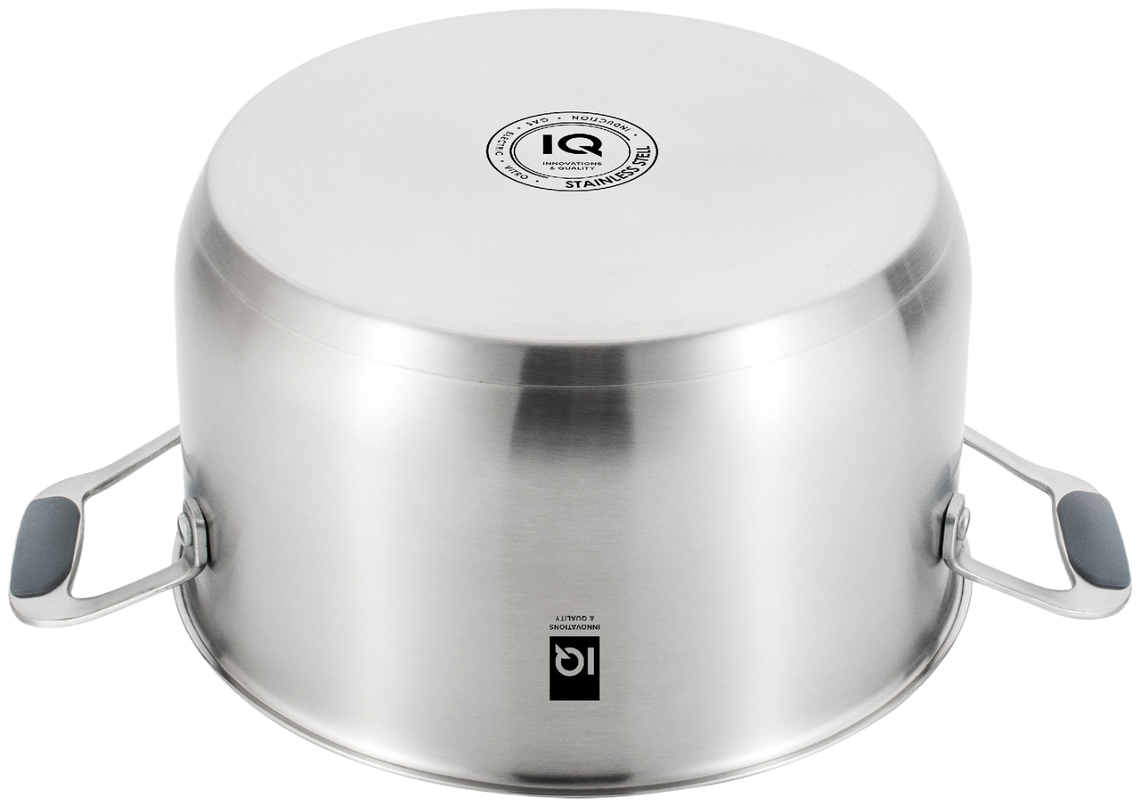 Каструля IQ Be Brave нержавіюча сталь 2,3 л з кришкою 18 см (IQ-2052-18) - фото 4