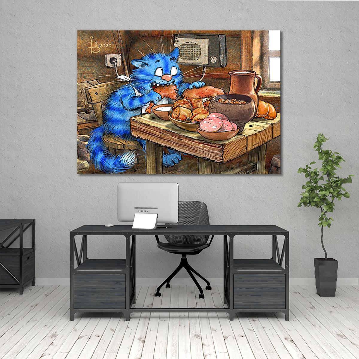 Модульная картина Пиршество еды 1 модуль 50x75 см (_rinaz_20201633007)