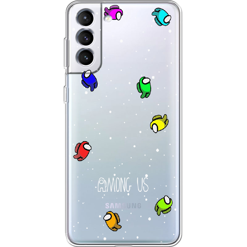 Чохол BoxFace Samsung Galaxy S21 FE (G990) Among Us Invisible Прозорий силікон (43973-bk76-43973)