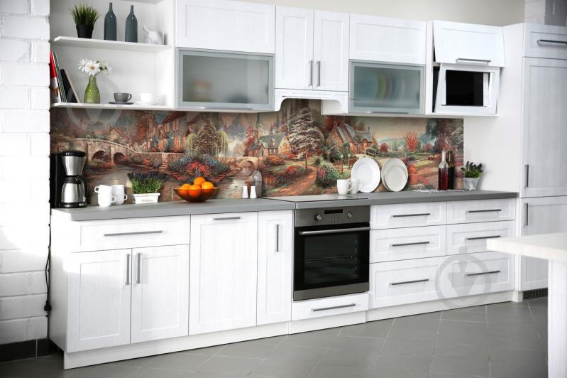 Наклейки кухонный фартук Zatarga "Домики" 600х2500 мм (Z180307)