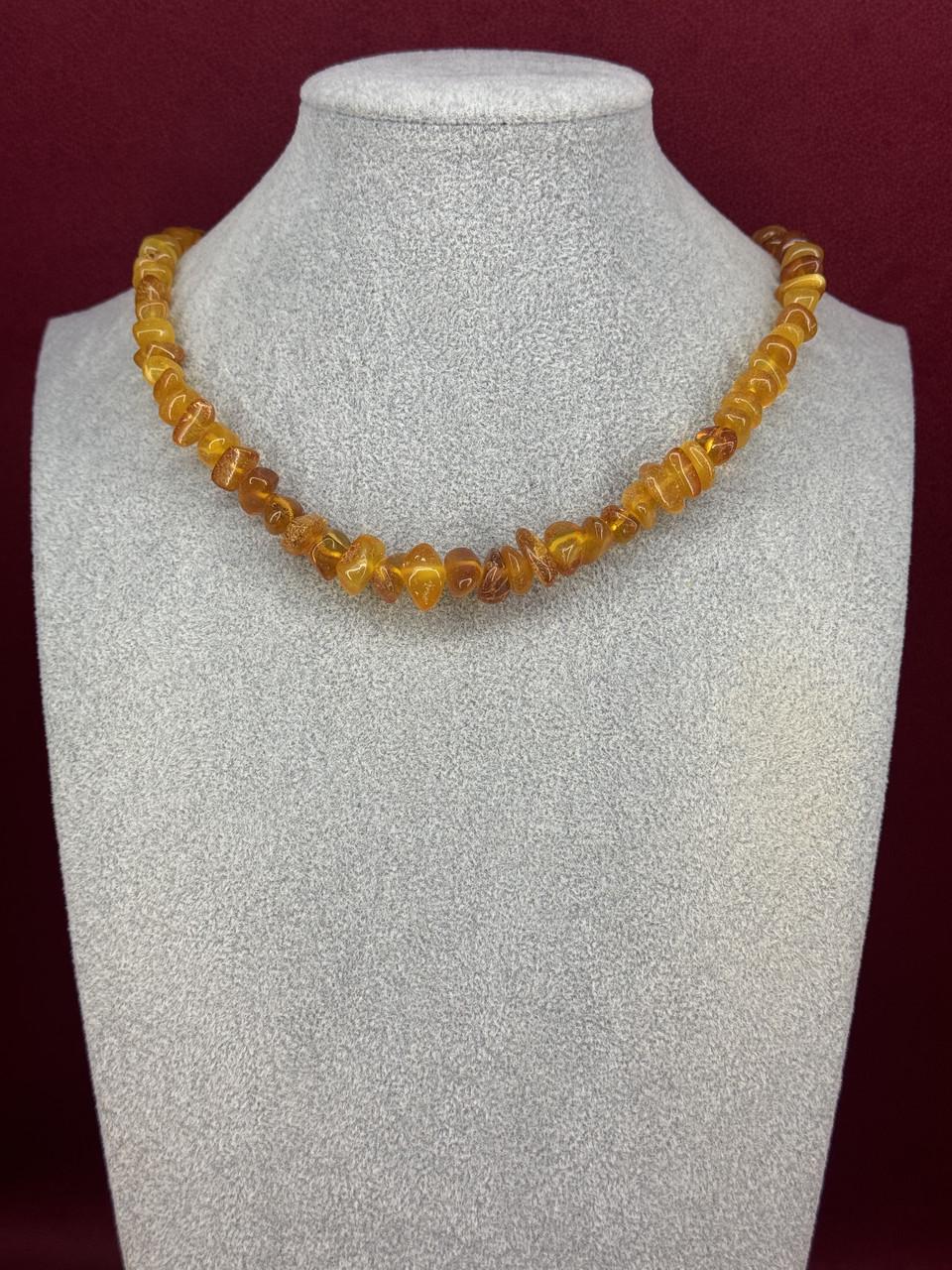Бусы из янтаря лечебные 46 см (н-797)