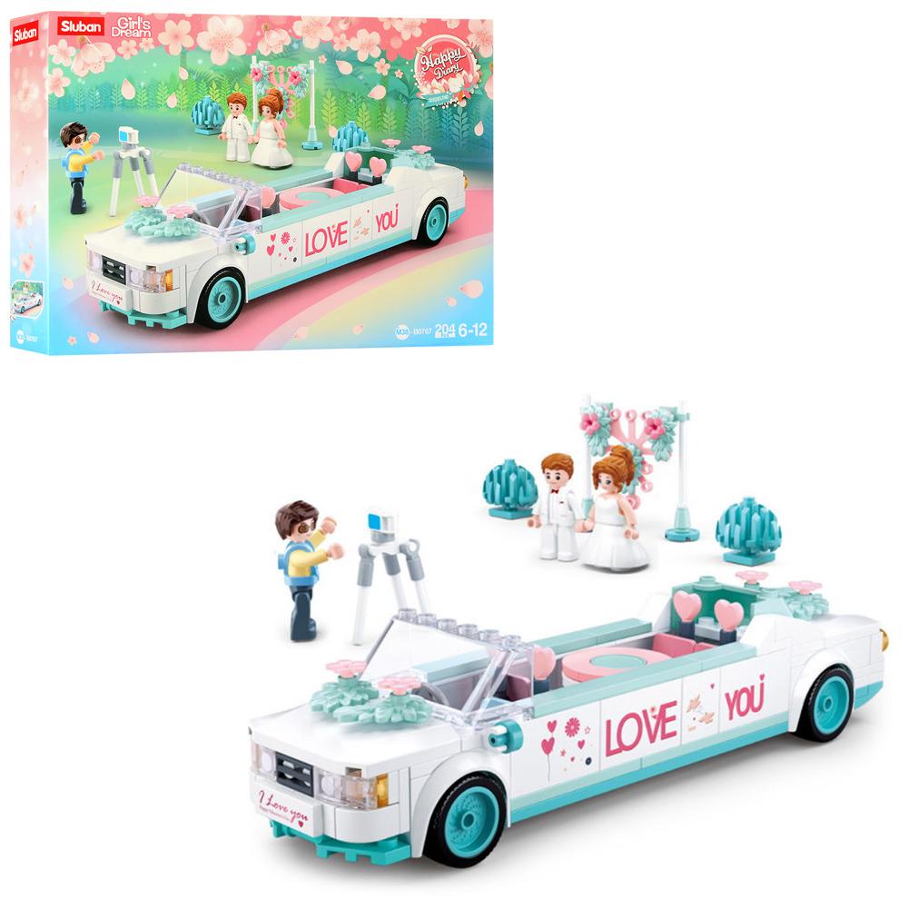 Конструктор Sluban M38-B0767 Girls Dreams: Весілля на розкішному лімузині 204 дет.