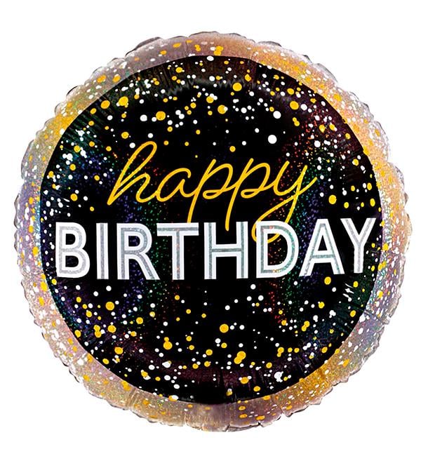 Воздушный шарик Birthday party 45 см (135476)