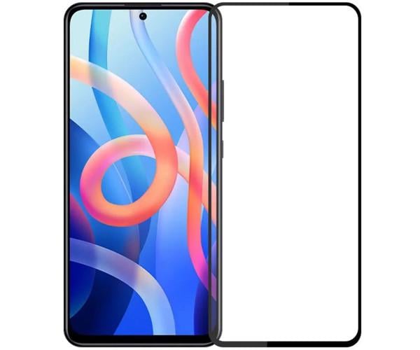 Защитное стекло Tempered Glass Full Screen для Xiaomi Poco M4 Pro Black (24999)