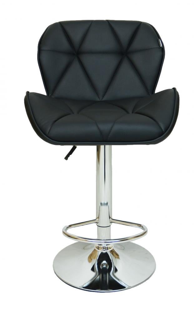 Барний стілець зі спинкою Bonro B-087 Чорний (3850) - фото 2