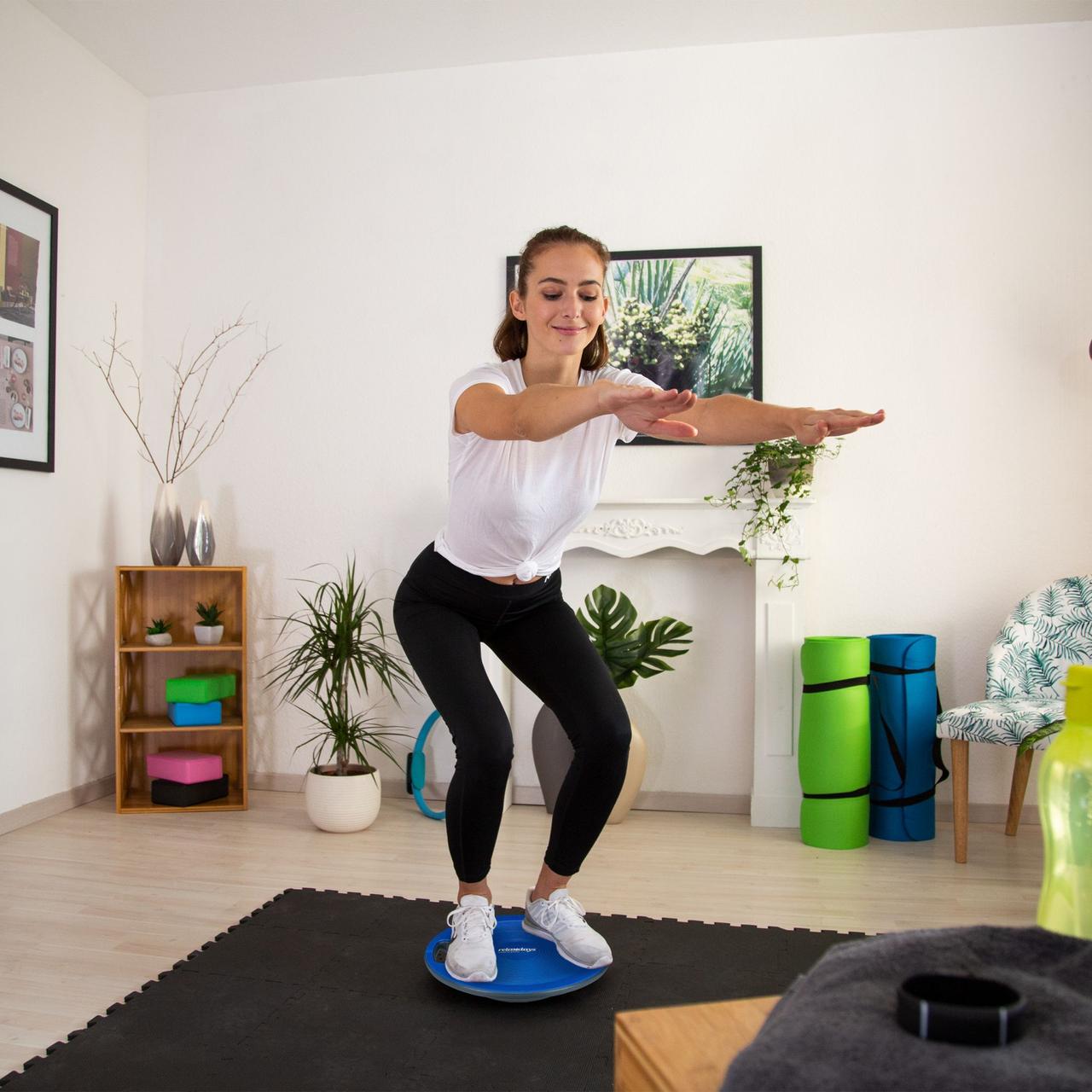 Дошка для балансування 10х40 см Синій - фото 8 Дошка для балансування 10х40 см Синій - фото 8