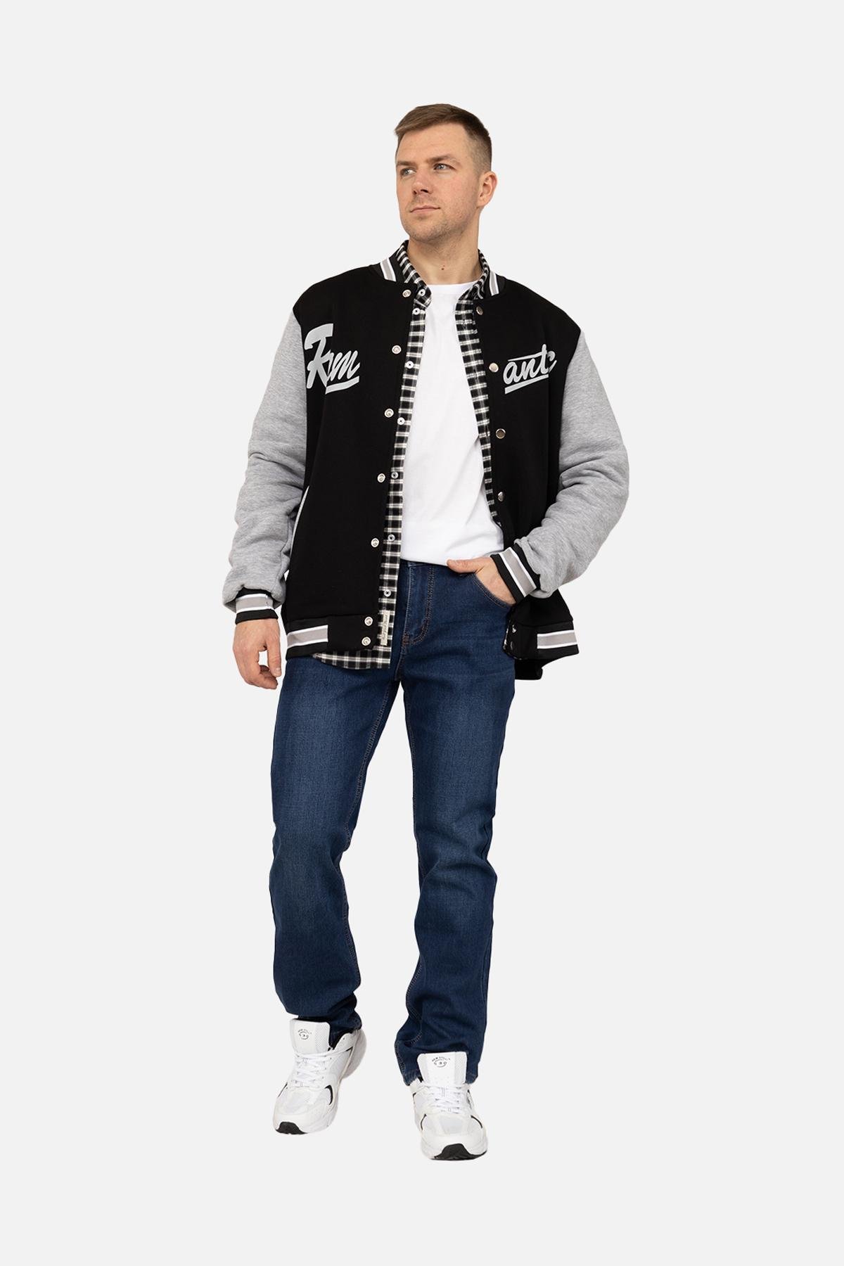 Бомбер мужской ЦБ-00262200 р. 54 Черный (SKT001029258) Бомбер мужской ЦБ-00262200 р. 54 Черный (SKT001029258)