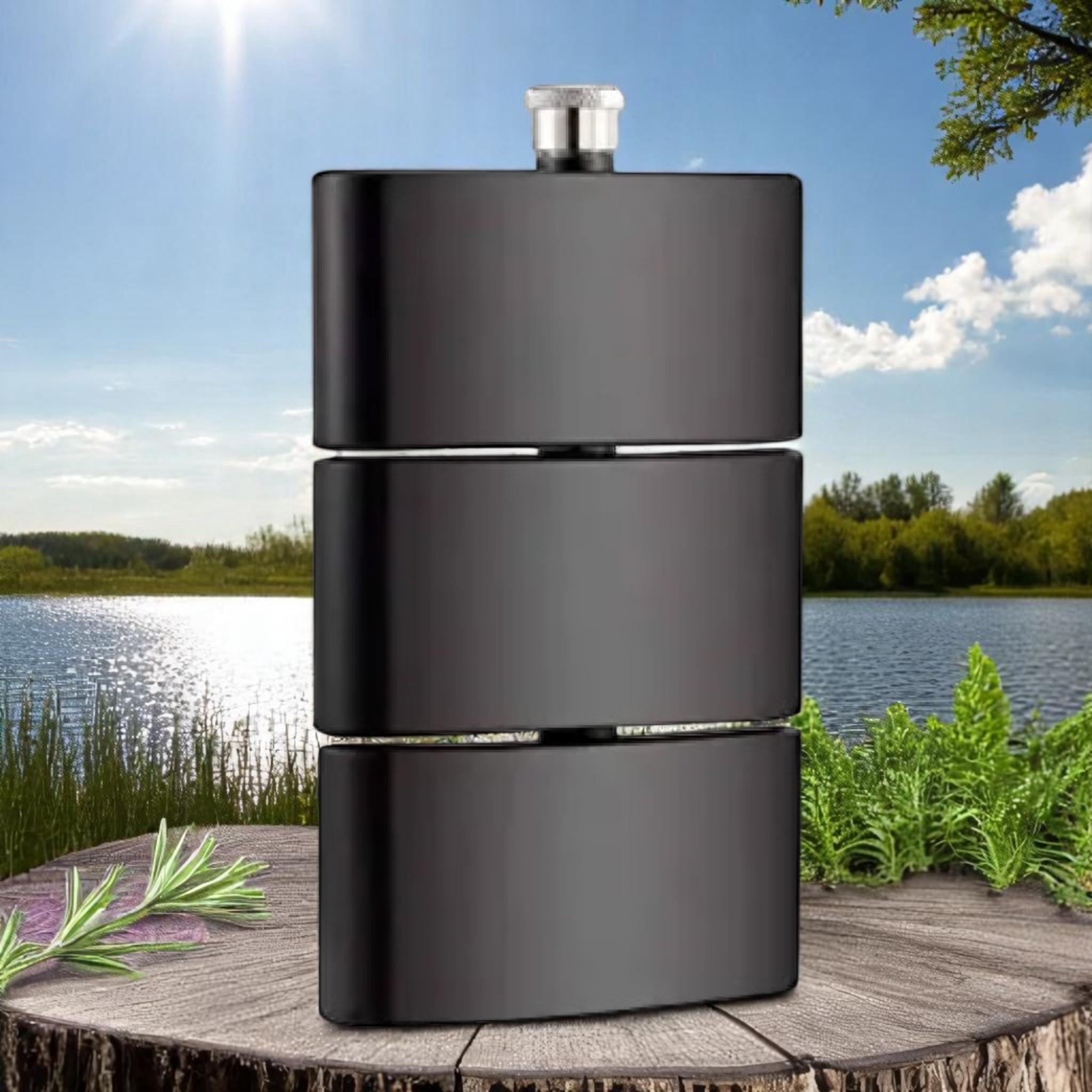 Фляга Hip Flask 3в1 10,5Oz из нержавеющей стали 300 мл (F_SJH-9A)