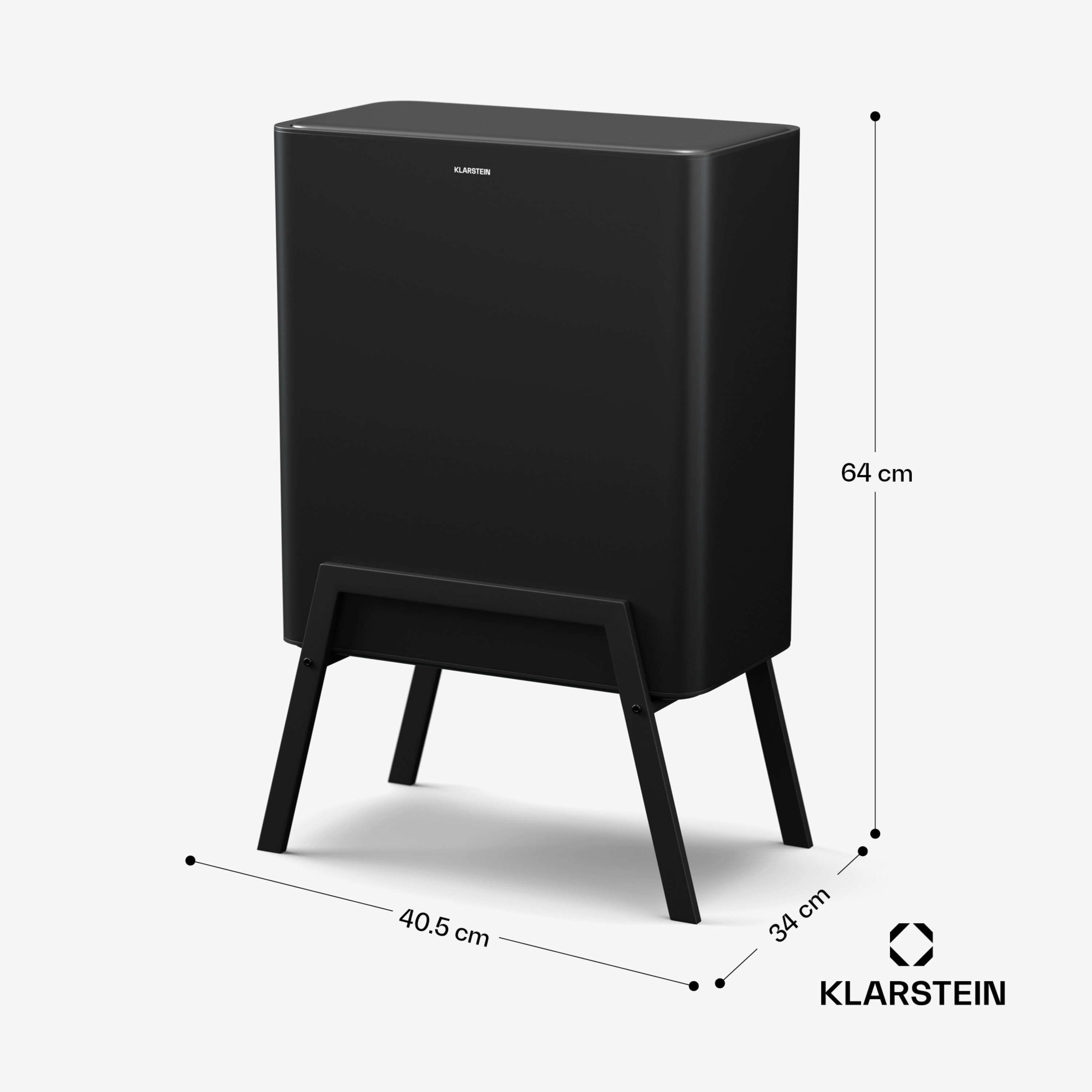 Мусорный бак KLARSTEIN Yuma 30 л Черный (10046389) - фото 6 Мусорный бак KLARSTEIN Yuma 30 л Черный (10046389) - фото 6