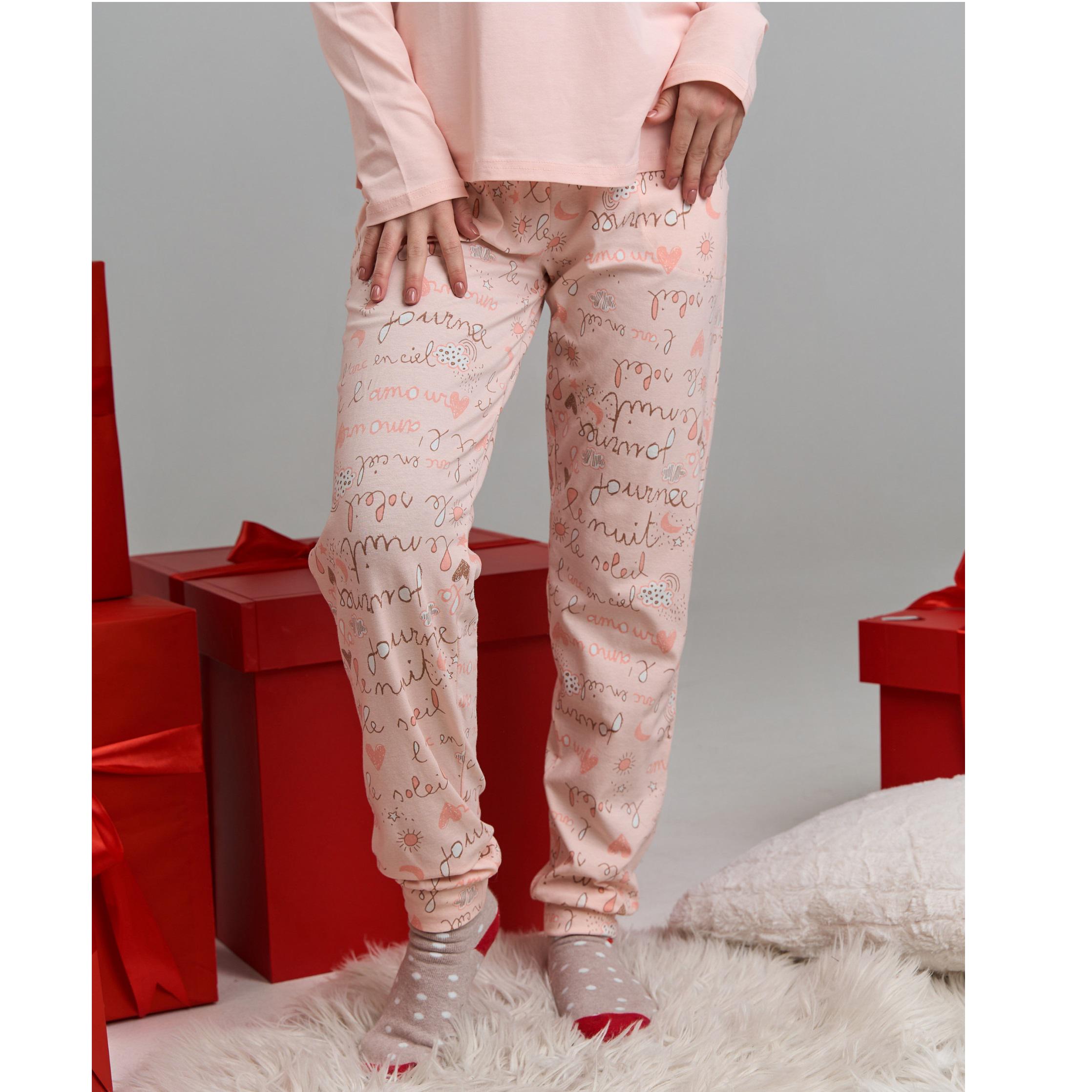 Піжама жіноча штани/джемпер L (12243) - фото 4