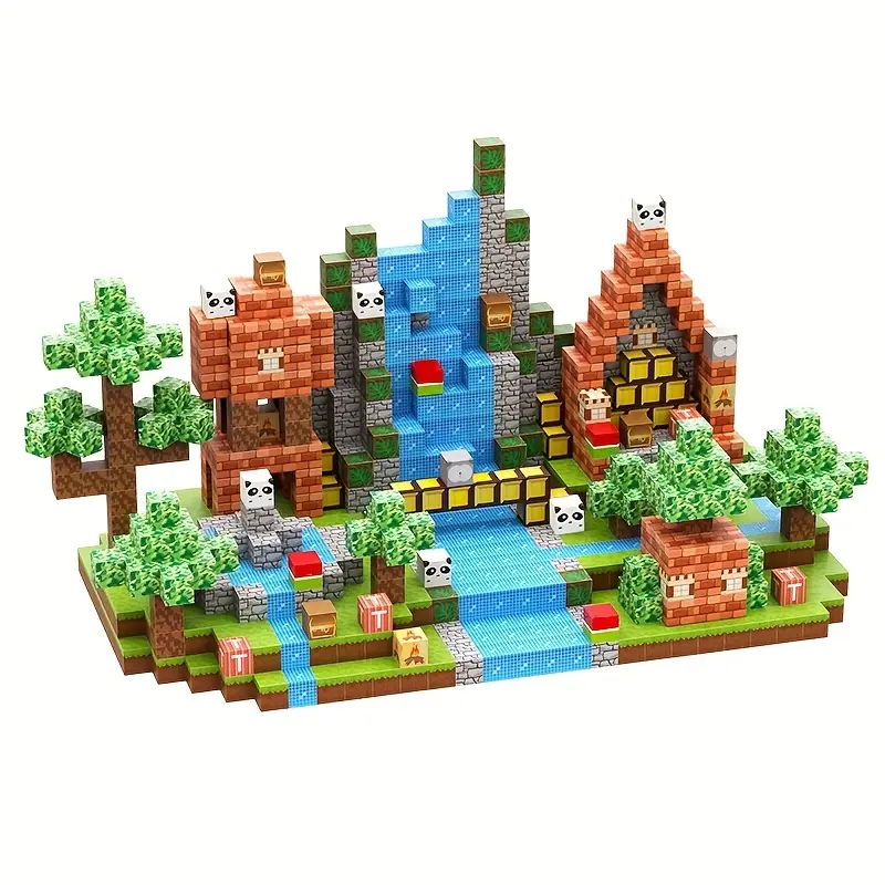 Конструктор магнітний Minecraft Ліс та панди 150 шт. (2698993883) Конструктор магнітний Minecraft Ліс та панди 150 шт. (2698993883)