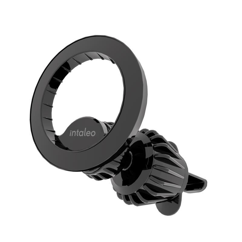 Держатель автомобильный Intaleo CM06GG 20xN52 магнитный for MagSafe на дефлектор Black (1283126576058) Держатель автомобильный Intaleo CM06GG 20xN52 магнитный for MagSafe на дефлектор Black (1283126576058)