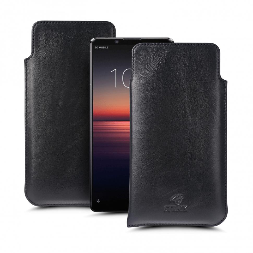 Футляр Stenk Elegance для Sony Xperia 1 II Черный (65925)