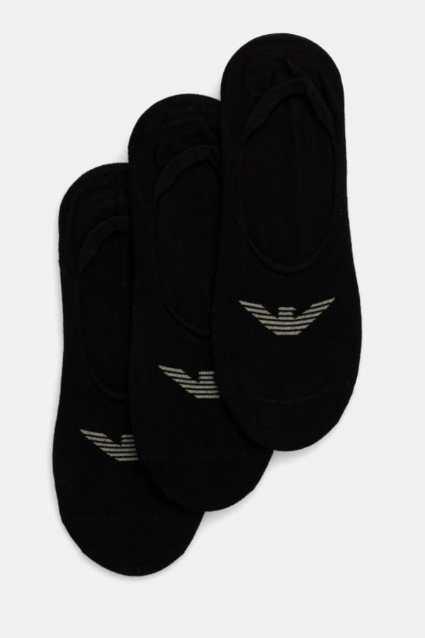 Носки мужские Emporio Armani 3 пары L/XL Черный (EM000548-black)